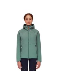 Kurtka trekkingowa damska Mammut Ultimate Comfort. Typ kołnierza: kaptur. Kolor: zielony. Materiał: syntetyk. Sport: wspinaczka #2
