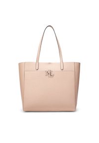 Lauren Ralph Lauren - Torebka LAUREN RALPH LAUREN. Kolor: różowy