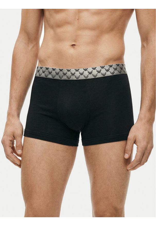 Emporio Armani Underwear Bokserki EM000231 AF18891 UC001 Czarny. Kolor: czarny. Materiał: bawełna