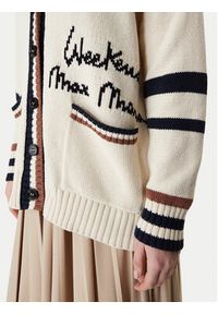 Weekend Max Mara Kardigan Blasone 2615341061 Beżowy Relaxed Fit. Kolor: beżowy. Materiał: bawełna #3