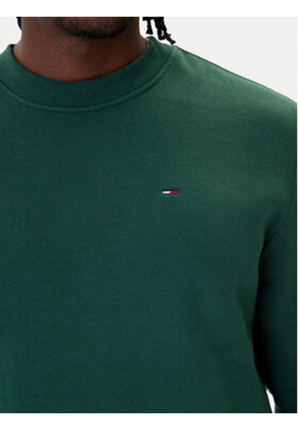 Tommy Jeans Bluza DM0DM20741 Zielony Regular Fit. Kolor: zielony. Materiał: bawełna