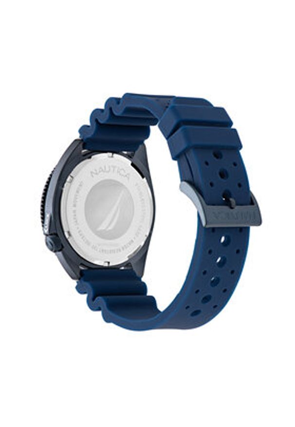 Nautica Zegarek NAPNVS403 Granatowy. Kolor: niebieski