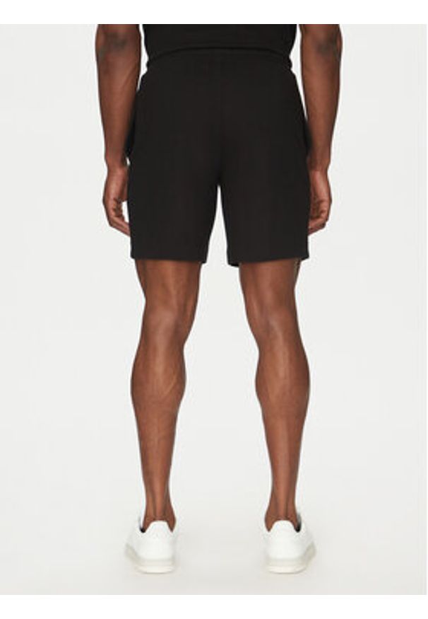 Hugo - HUGO Szorty sportowe Austin 50532023 Czarny Regular Fit. Kolor: czarny. Materiał: syntetyk, bawełna. Styl: sportowy