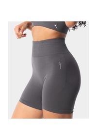 Szorty bezszwowe sportowe damskie Carpatree Simply Seamless. Kolor: szary. Materiał: materiał. Sport: fitness