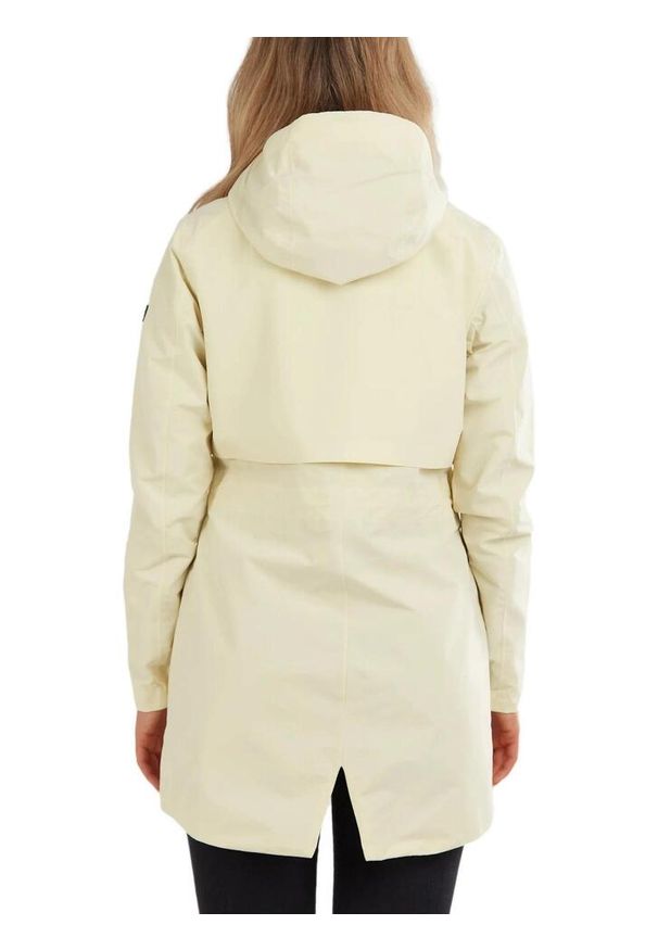 FUNDANGO - Płaszcz przeciwdeszczowy damski Fundango Zhuri Waterproof. Kolor: żółty. Materiał: poliester. Sport: turystyka piesza