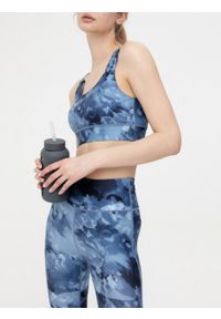 outhorn - Biustonosz sportowy. Materiał: elastan, poliester, materiał. Rodzaj stanika: wyciągane miseczki. Wzór: gładki, nadruk #10