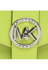 MICHAEL Michael Kors Torebka Greenwich 32T1SGRC1L Zielony. Kolor: zielony. Materiał: skórzane