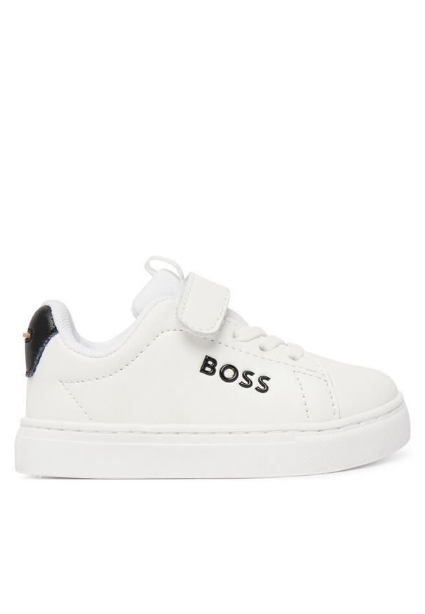 Sneakersy BOSS. Kolor: biały