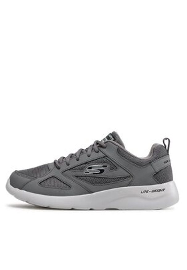 skechers - Skechers Sneakersy Fallford 58363/CCBK Szary. Kolor: szary. Materiał: materiał