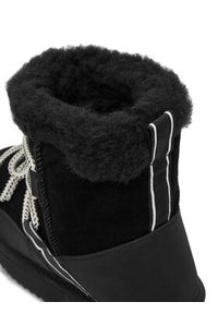 DeeZee Śniegowce DZN-024 Czarny. Kolor: czarny. Materiał: zamsz, skóra #4