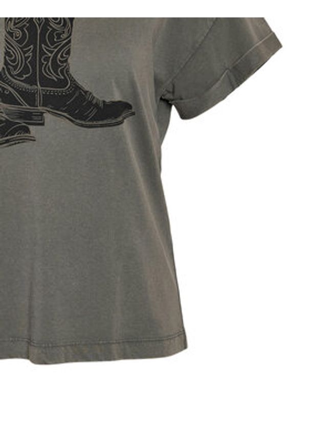 Noisy may - Noisy May T-Shirt 27030135 Szary Regular Fit. Kolor: szary. Materiał: bawełna