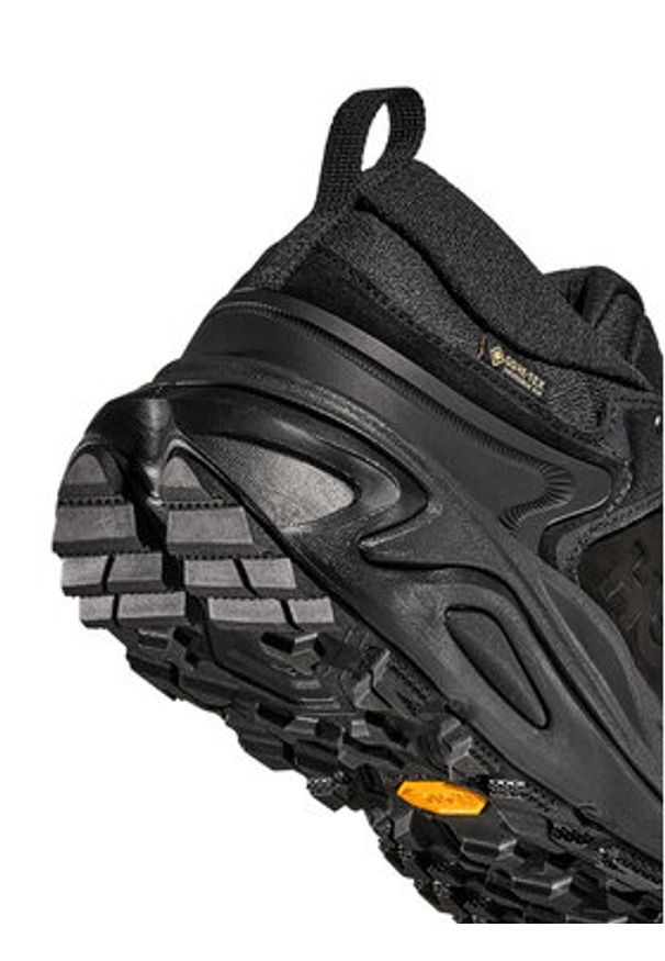 HOKA - Hoka Trekkingi Kaha 3 Low Gtx GORE-TEX 1162532 Czarny. Kolor: czarny. Materiał: nubuk, skóra. Technologia: Gore-Tex. Sport: turystyka piesza