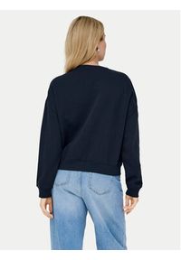 only - ONLY Bluza 15254183 Granatowy Loose Fit. Kolor: niebieski. Materiał: bawełna #4