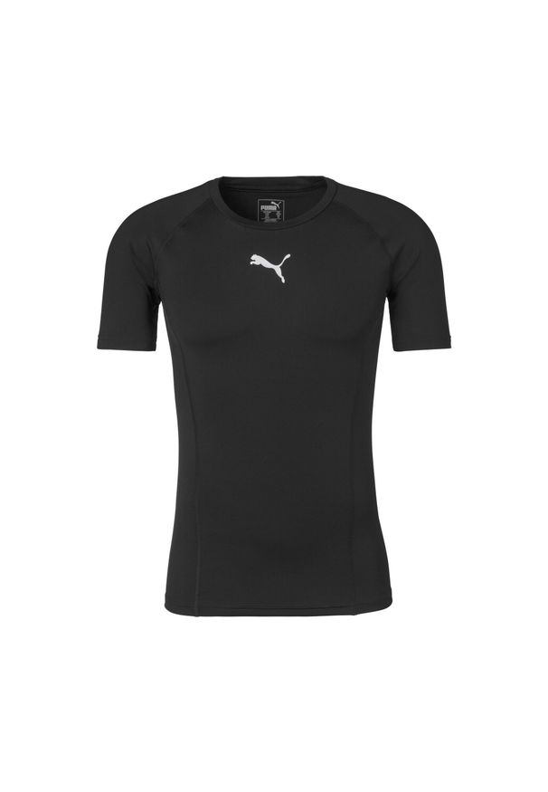 Koszulka męska sportowa Puma LIGA Baselayer Tee SS. Kolor: czarny. Sport: piłka nożna