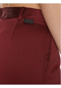Hugo Spodnie materiałowe Haroti-1 50498428 Bordowy Regular Fit. Kolor: czerwony. Materiał: materiał, syntetyk #6