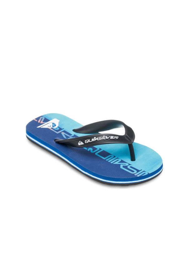 Quiksilver - Klapki dla Chłopcy MOLOKAI ART 25 YOUTH Niebieski. Kolor: niebieski. Materiał: guma, syntetyk