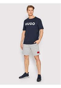 Hugo T-Shirt Dulivio 50467556 Granatowy Regular Fit. Kolor: niebieski. Materiał: bawełna