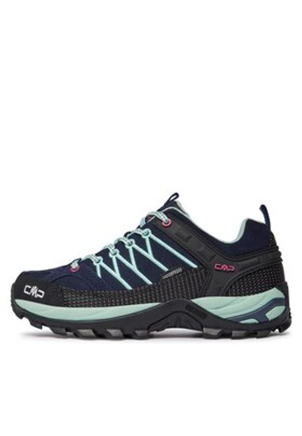CMP Trekkingi Rigel Low Wmn Treking Shoe Wp 3Q13246 Niebieski. Kolor: niebieski. Materiał: zamsz, skóra