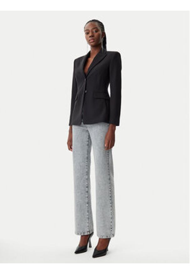 Patrizia Pepe Jeansy 8P0487/D1WZN-CA50 Szary Straight Leg. Kolor: szary