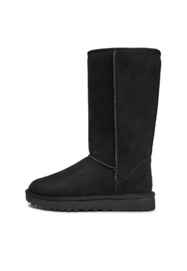 Ugg Śniegowce W Classic Tall II 1016224 Czarny. Kolor: czarny. Materiał: skóra