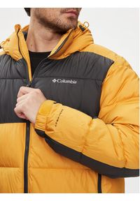 columbia - Columbia Kurtka puchowa Pike Lake™ II Hooded Jacket Żółty Regular Fit. Kolor: żółty. Materiał: syntetyk