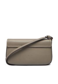 Pinko - PINKO Torebka Saddle Flat AI 25-26 PCPL 105349 A1ZX Szary. Kolor: szary. Materiał: skórzane #4
