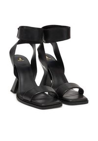 Patrizia Pepe Sandały 8X0066/L078 Czarny. Kolor: czarny. Materiał: skóra #3