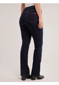 Big-Star - Jeansy damskie granatowe Adela Bootcut 505. Kolor: niebieski #8