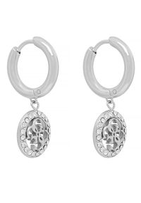 Guess Kolczyki JUBE02 135JW Srebrny. Materiał: metalowe. Kolor: srebrny #1