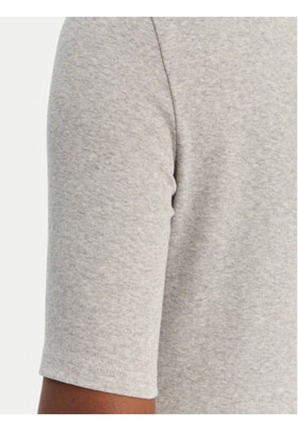 Calvin Klein Jeans Sukienka codzienna LV047D217G Szary Slim Fit. Okazja: na co dzień. Kolor: szary. Materiał: bawełna. Typ sukienki: proste. Styl: casual