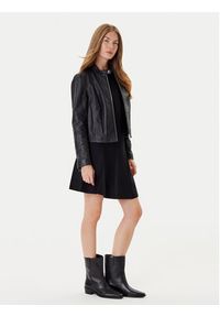 BOSS Kurtka skórzana C_Saleste1 50545625 Czarny Regular Fit. Kolor: czarny. Materiał: skóra #2