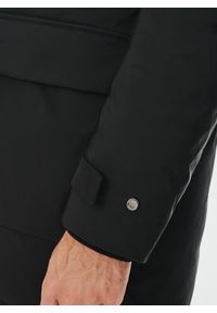 Pako Lorente - PAKO LORENTE – Czarna kurtka męska wypełniona puchem. Typ kołnierza: kaptur. Kolor: czarny. Materiał: puch. Sezon: zima