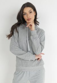 Born2be - Szara Bluza Anitta. Kolor: szary. Styl: klasyczny #5