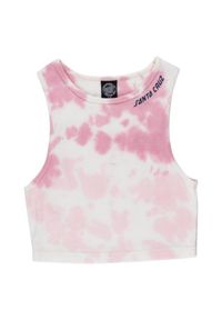 SANTA CRUZ - Podkoszulek Santa Cruz Strip tank vest różowy dip dye. Kolor: różowy. Sport: skateboard #1