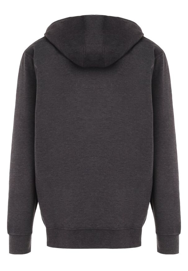 Born2be - Ciemnoszara Bluza Atrion. Okazja: na co dzień. Typ kołnierza: kaptur. Kolor: szary. Materiał: jeans. Długość rękawa: długi rękaw. Długość: długie. Styl: klasyczny, casual