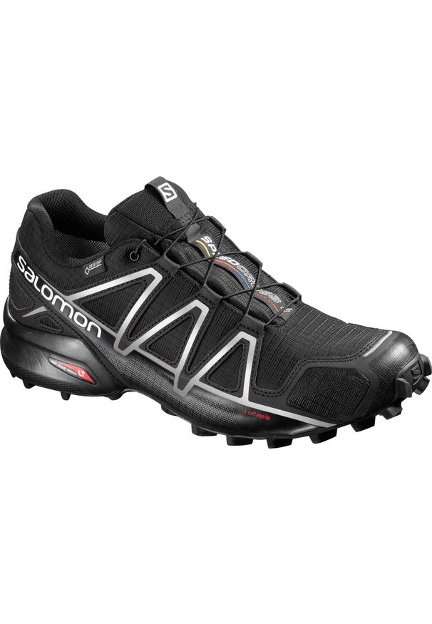 salomon - Buty męskie trekingowe Salomon SPEEDCROSS 4 GTX. Kolor: czarny. Model: Salomon Speedcross