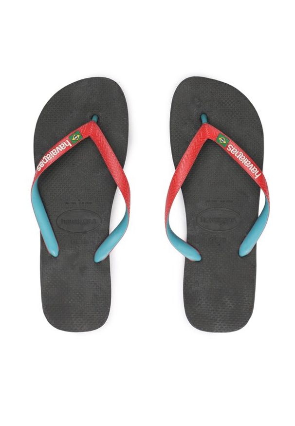 Havaianas Japonki 41232069710-M Czarny. Kolor: czarny. Materiał: guma