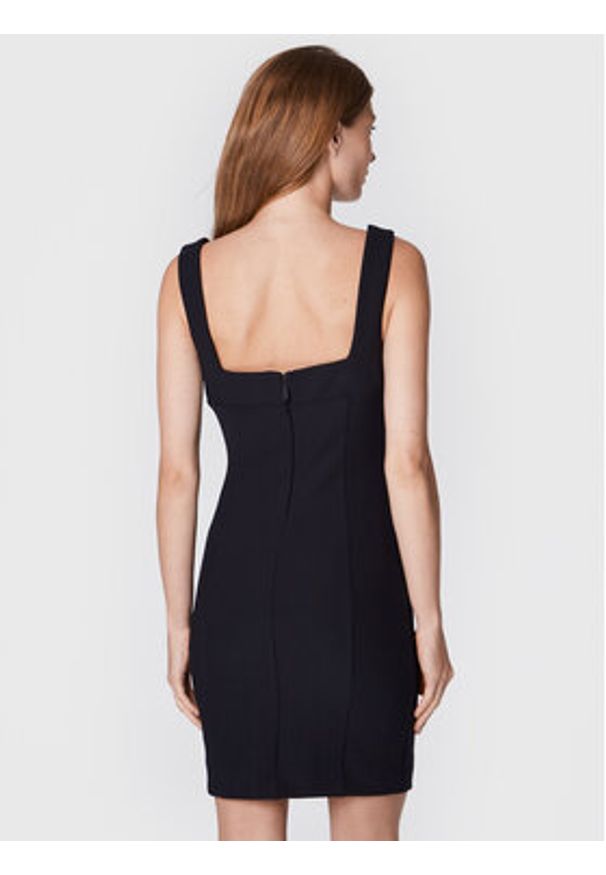 Marciano Guess Sukienka koktajlowa 2YGK52 6869Z Granatowy Slim Fit. Kolor: niebieski. Materiał: syntetyk. Styl: wizytowy