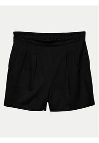 Vero Moda Szorty materiałowe Jesmilo 10279694 Czarny Regular Fit. Kolor: czarny. Materiał: len #3
