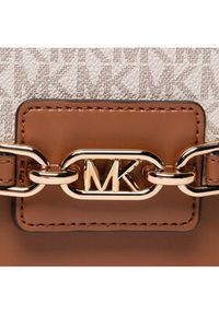 MICHAEL Michael Kors Torebka Heather 30S2G7HL3B Beżowy. Kolor: beżowy. Materiał: skórzane #5