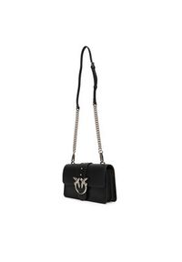 Pinko - PINKO Torebka Love One Mini ST.CL Al 25-26 PLTT 105856 A0F1 Czarny. Kolor: czarny. Materiał: skórzane
