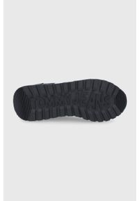 Tommy Jeans Buty kolor czarny. Nosek buta: okrągły. Zapięcie: sznurówki. Kolor: czarny. Materiał: poliester