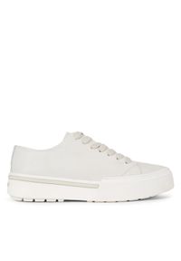 Calvin Klein Sneakersy Low Top Lace Up HM0HM01177 Biały. Kolor: biały