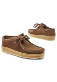 Brązowe Półbuty Hee Wsuwane Obuwie Damskie. Zapięcie: bez zapięcia. Kolor: brązowy. Materiał: welur, jeans, guma. Szerokość cholewki: normalna. Styl: boho, klasyczny, elegancki #5