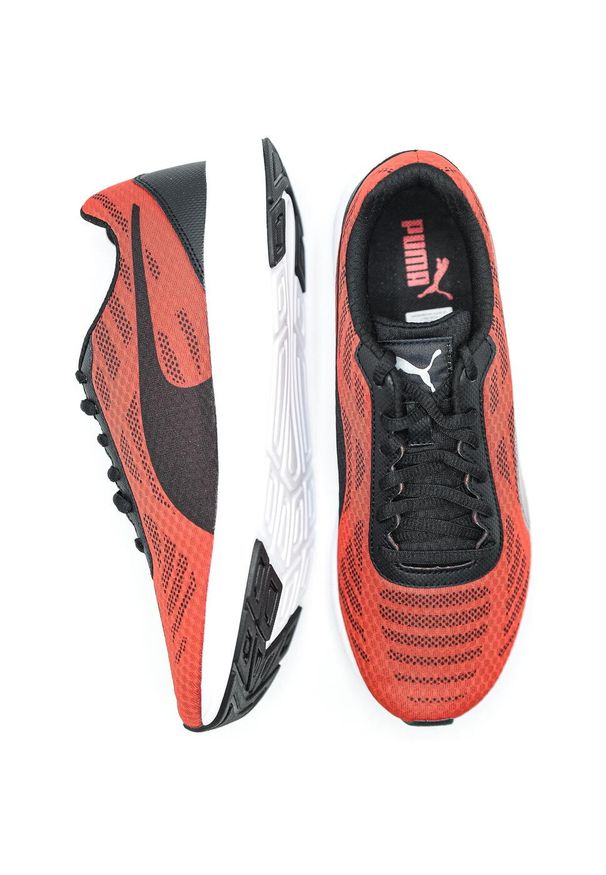 Puma Meteoor Czerwone Sneakersy Męskie 44.5 - Sportowe i Modne. Kolor: czerwony, wielokolorowy, różowy. Sport: bieganie