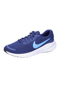 Buty męskie Nike Revolution 7. Kolor: niebieski, biały, wielokolorowy. Model: Nike Revolution. Sport: bieganie