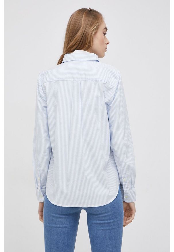 Levi's® - Levi's - Koszula bawełniana. Okazja: na co dzień, na spotkanie biznesowe. Kolor: niebieski. Materiał: bawełna. Długość rękawa: długi rękaw. Długość: długie. Styl: biznesowy, casual