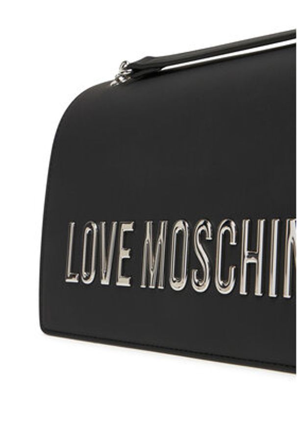 Love Moschino - LOVE MOSCHINO Torebka JC4192PP1NKD000B Czarny. Kolor: czarny. Materiał: skórzane