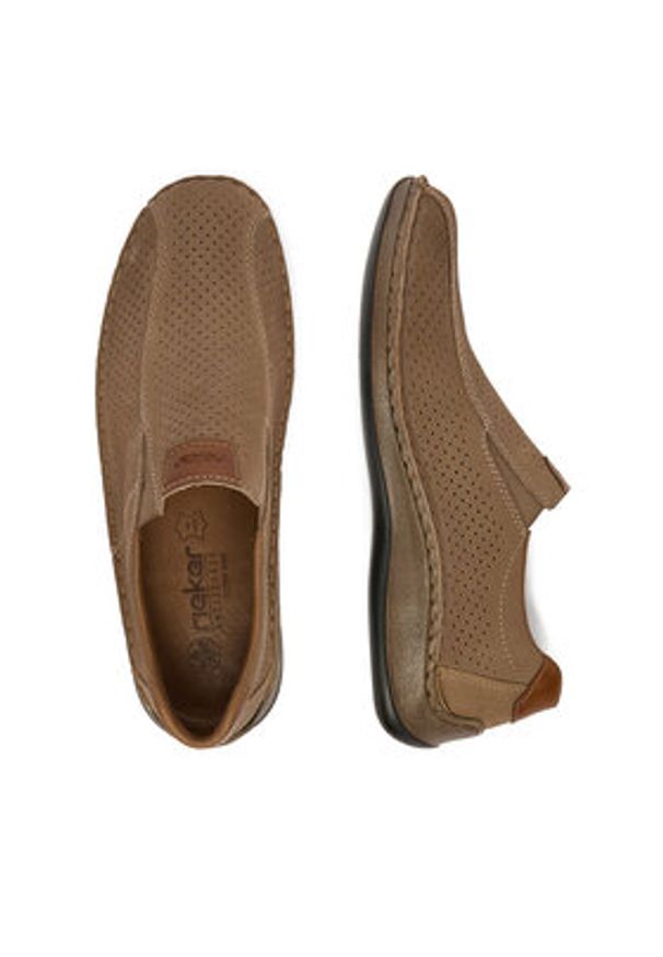 Rieker Półbuty CEO-05272-64 Beżowy. Kolor: beżowy. Materiał: skóra