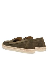 Geox Espadryle U Costuni U55MRA 00022 C3009 Khaki. Kolor: brązowy. Materiał: skóra, zamsz